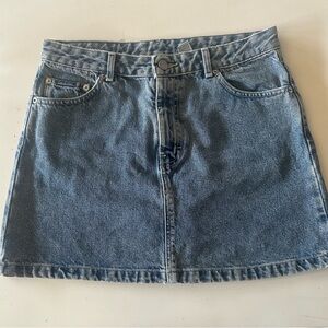 Vintage 90s Calvin Klein Denim Miniskirt